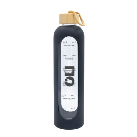 Taku 1L Glass Water Bottles Branded